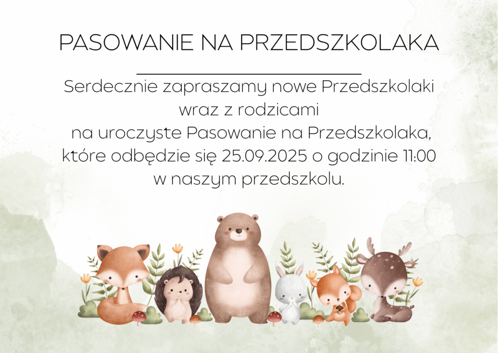 Plakat z zaproszeniem